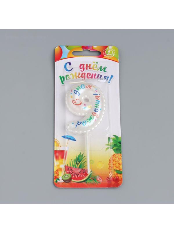 Свеча в торт на шпажке 