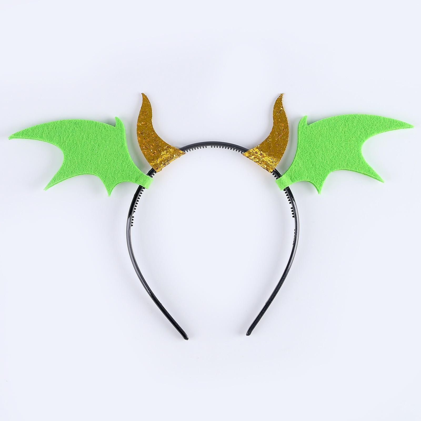 Набор для творчества «Символ года», зелёный, 2 предмета: ободок и тату