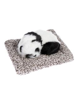 Игрушка на панель авто, панда на подушке, бело-черный окрас