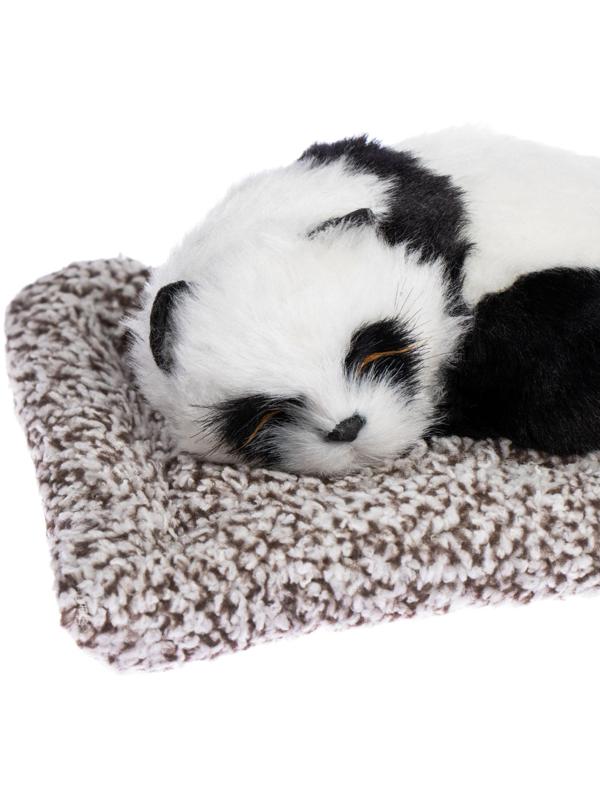 Игрушка на панель авто, панда на подушке, бело-черный окрас