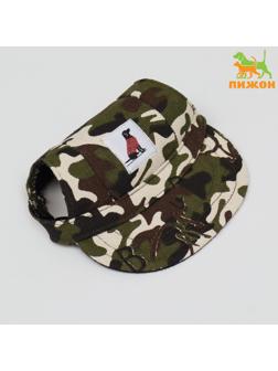 Кепка для собак, M (28-41 см), камуфляж