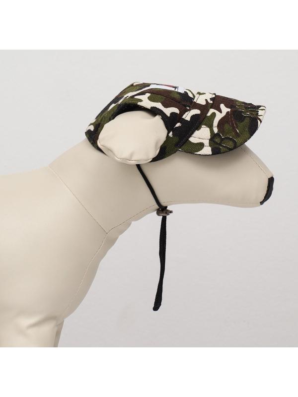 Кепка для собак, M (28-41 см), камуфляж