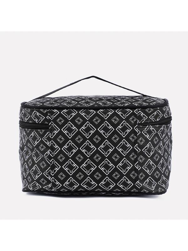 Косметичка на молнии, цвет чёрный