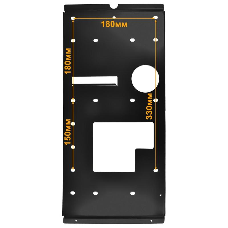 Сушилка для рук электрическая 2кВт хром погружная Puff-8870C New
