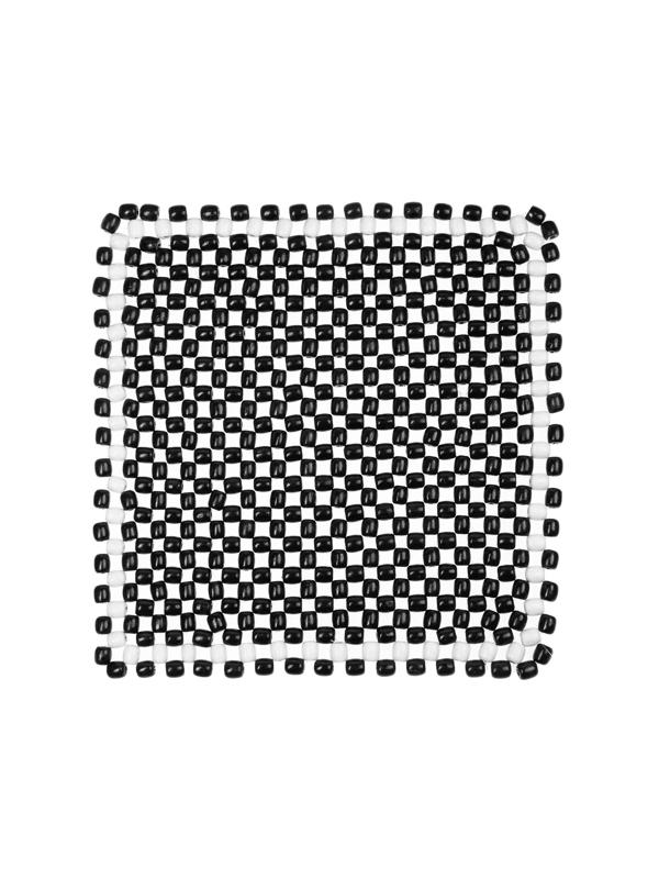 Накидка-массажер TORSO на сиденье 42х42 см, дерево, черный с белым