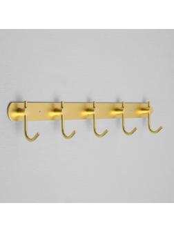 Вешалка с пятью крючками CAPPIO VC100, цвет золотой