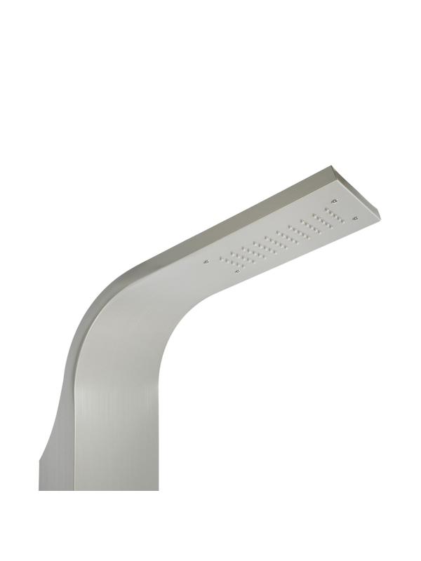 Душевая панель ZEIN S-13, 3-х функциональная, нержавеющая сталь, сатин