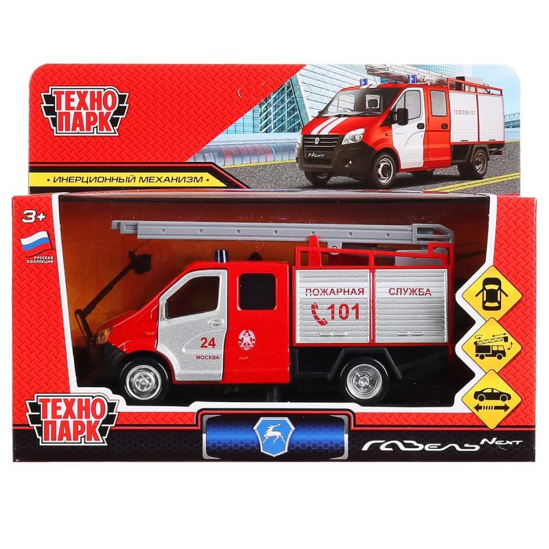 Игрушка ПОЖАРНАЯ Технопарк ГАЗЕЛЬ 15 см мет,красн NEXTFIR-15FIR-RD