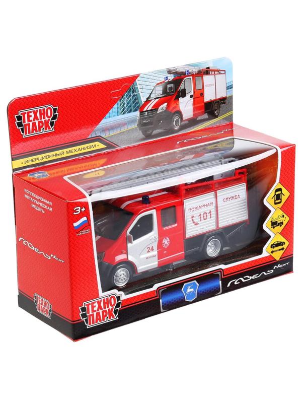 Игрушка ПОЖАРНАЯ Технопарк ГАЗЕЛЬ 15 см мет,красн NEXTFIR-15FIR-RD