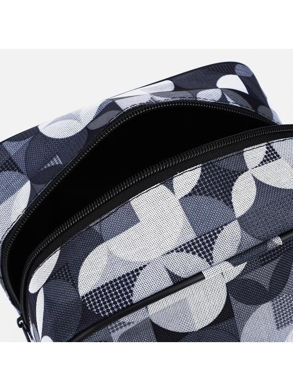 Косметичка на молнии, цвет серый