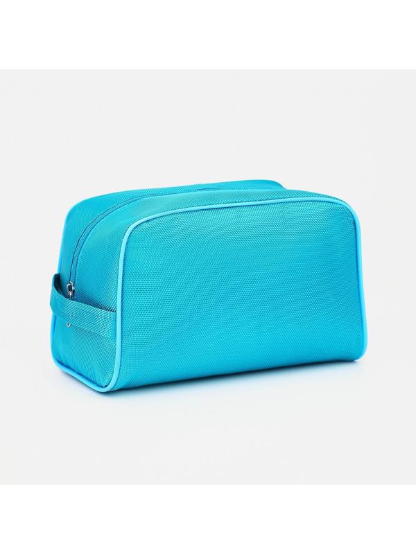 Косметичка на молнии, цвет бирюзовый
