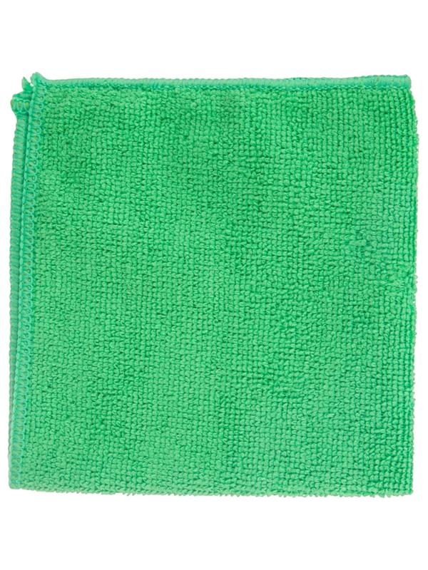 Салфетка хозяйственная Luscan из микрофибры универ 200г/м2 30х30см зеленая