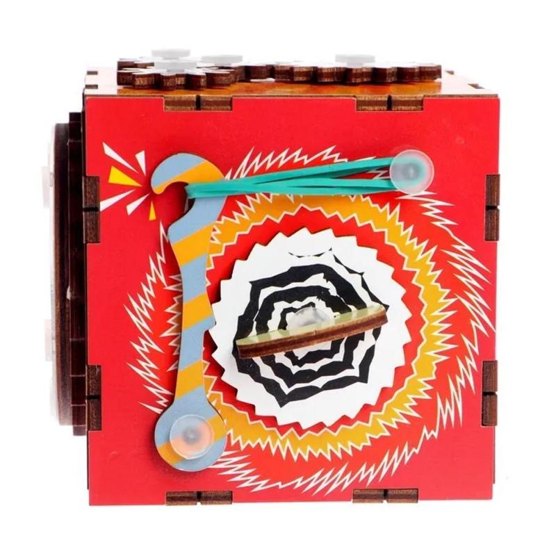 Бизиборд FOFA обучающая доска бизикуб Крестики-нолики ST0075