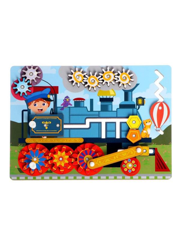 Бизиборд FOFA обучающая доска Паровоз ST0003