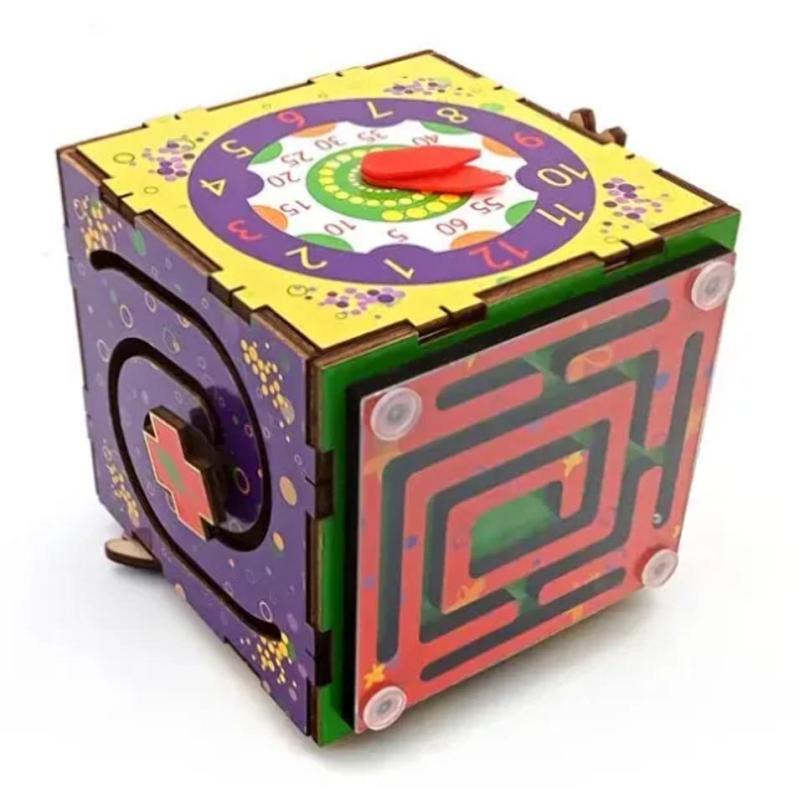 Бизиборд FOFA обучающая доска бизикуб Сова ST0058