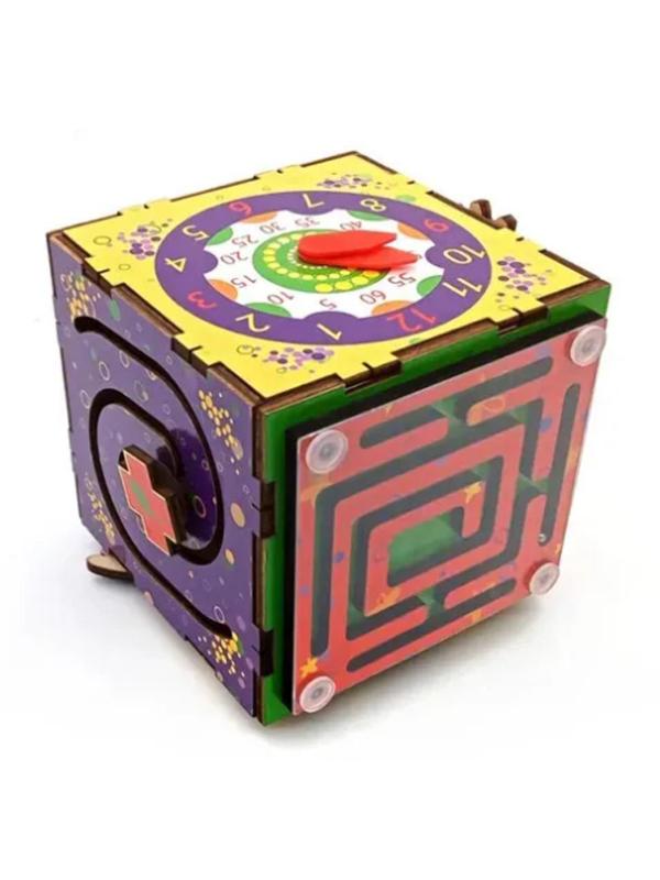 Бизиборд FOFA обучающая доска бизикуб Сова ST0058