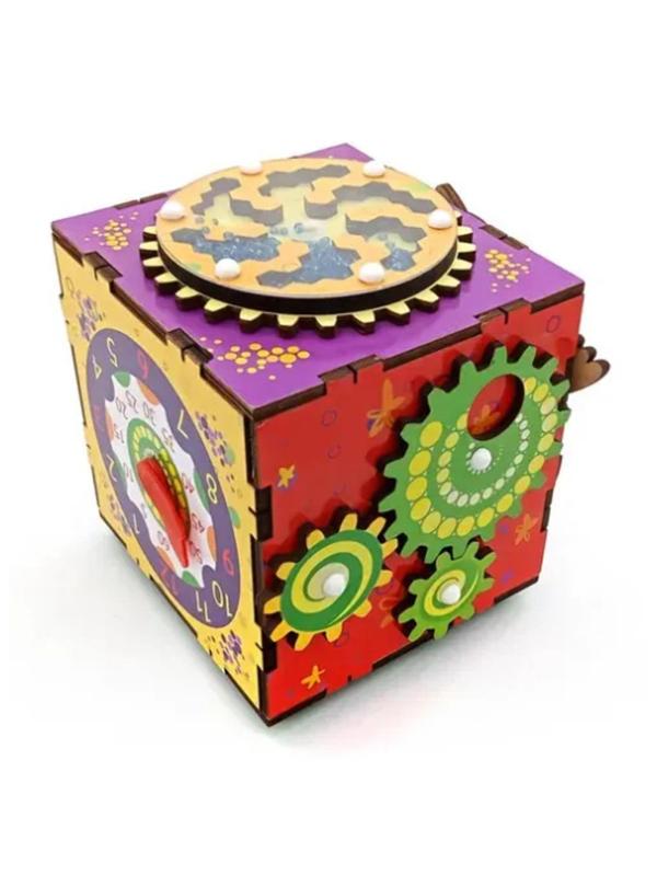 Бизиборд FOFA обучающая доска бизикуб Сова ST0058