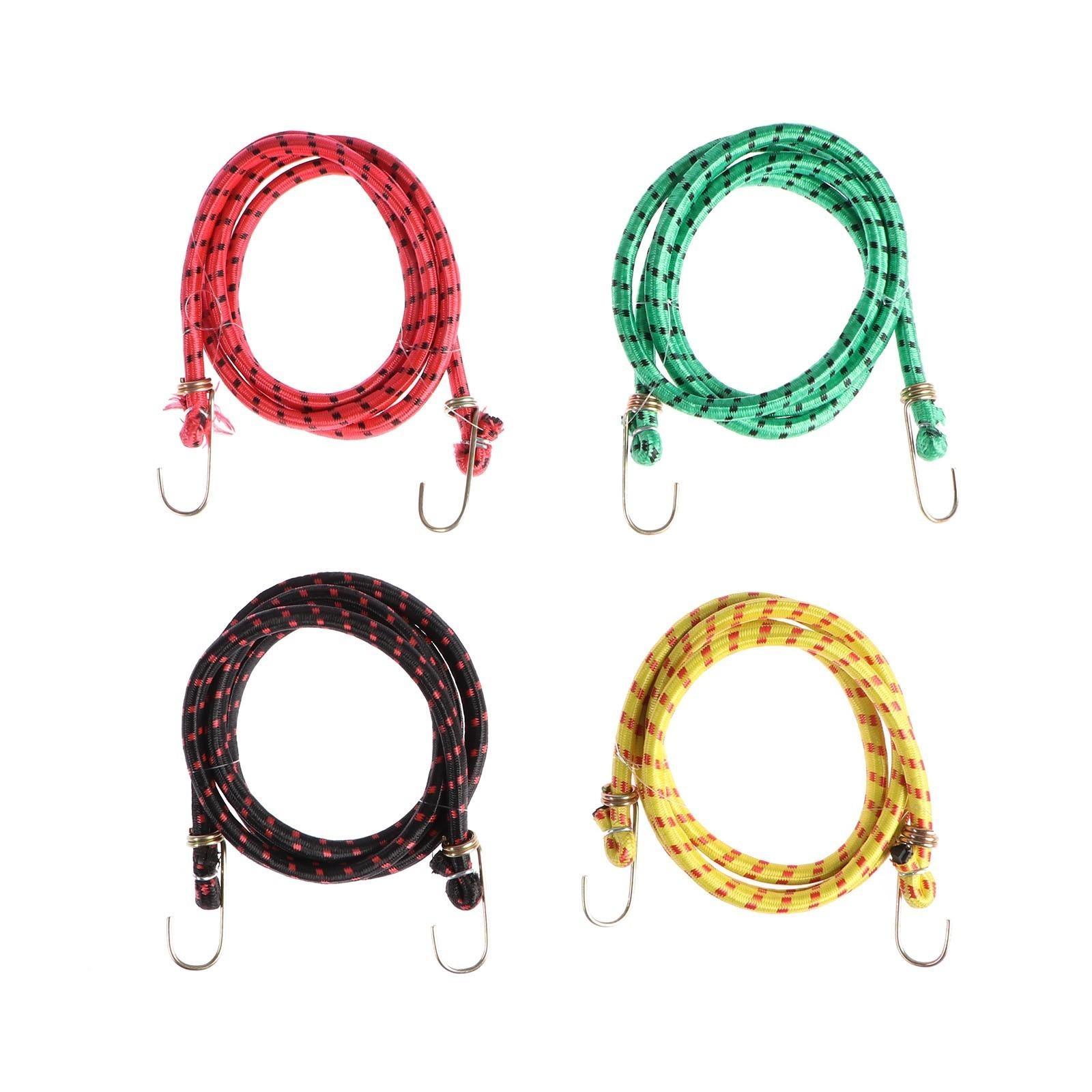 Резинка для крепления багажа, 150 см, металлические крючки, МИКС