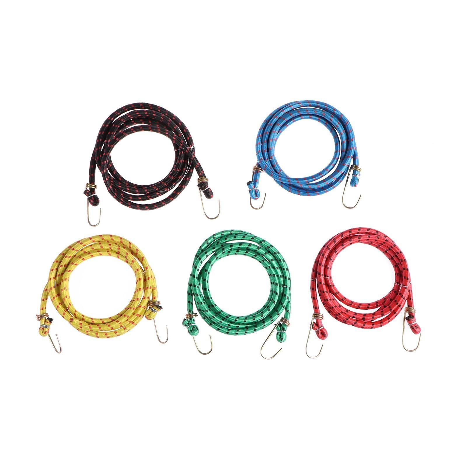 Резинка для крепления багажа, 200 см, металлические крючки, МИКС