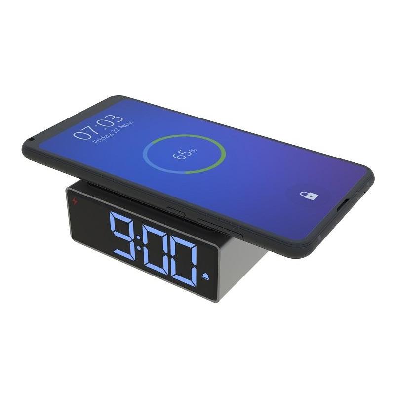 Часы-будильник Ritmix RRC-900Qi Grey