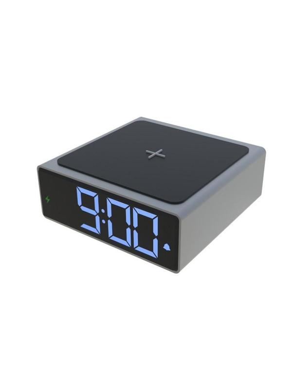 Часы-будильник Ritmix RRC-900Qi Grey