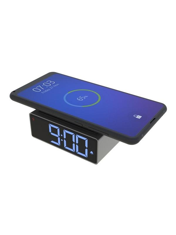 Часы-будильник Ritmix RRC-900Qi Grey