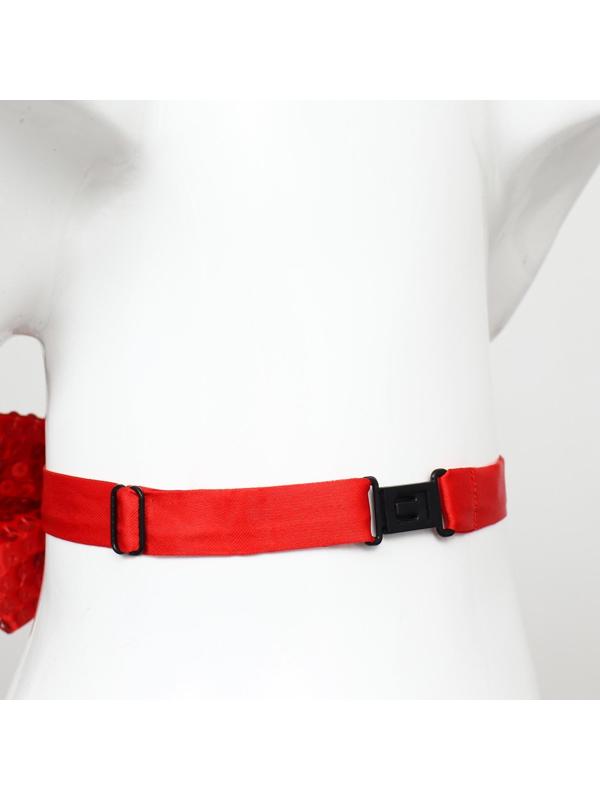 Набор для праздника (колпак+бантик), красный