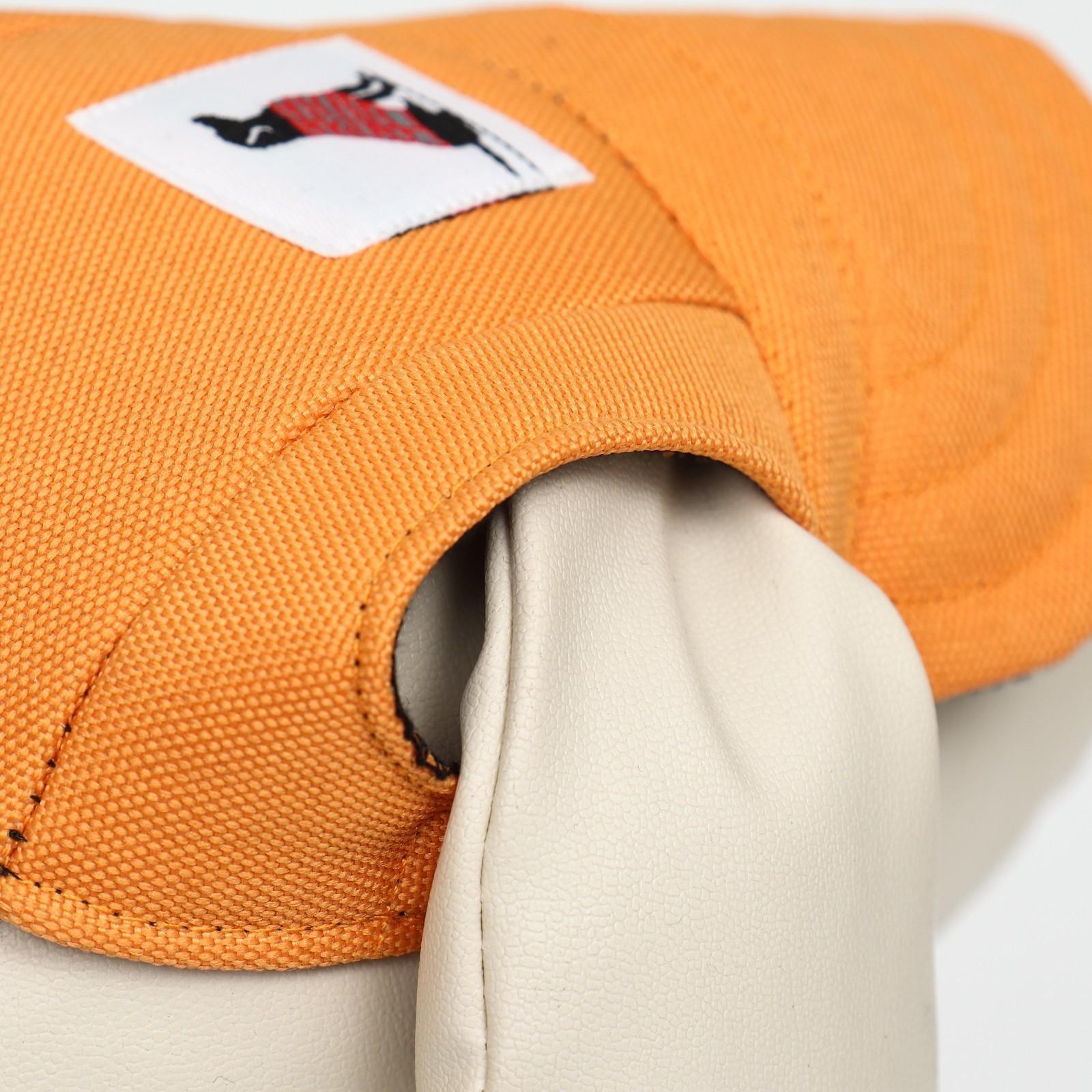 Кепка для собак, M (28-41 см), оранжевая