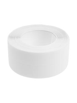 Лента бордюрная ZEIN, самоклеящаяся, для ванной комнаты, 3.8 х 320 см, акриловая, белая