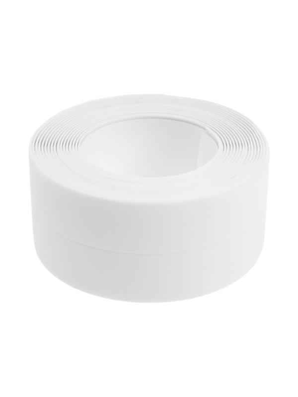 Лента бордюрная ZEIN, самоклеящаяся, для ванной комнаты, 3.8 х 320 см, акриловая, белая