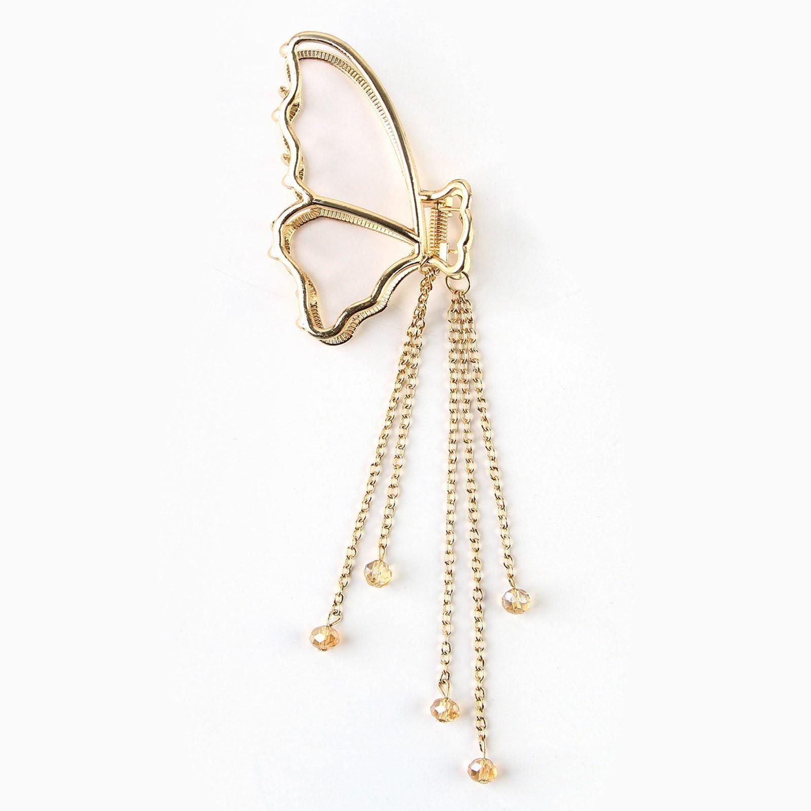 Краб для волос с цепочкой Believe in love, 14 х 6 х 3 см