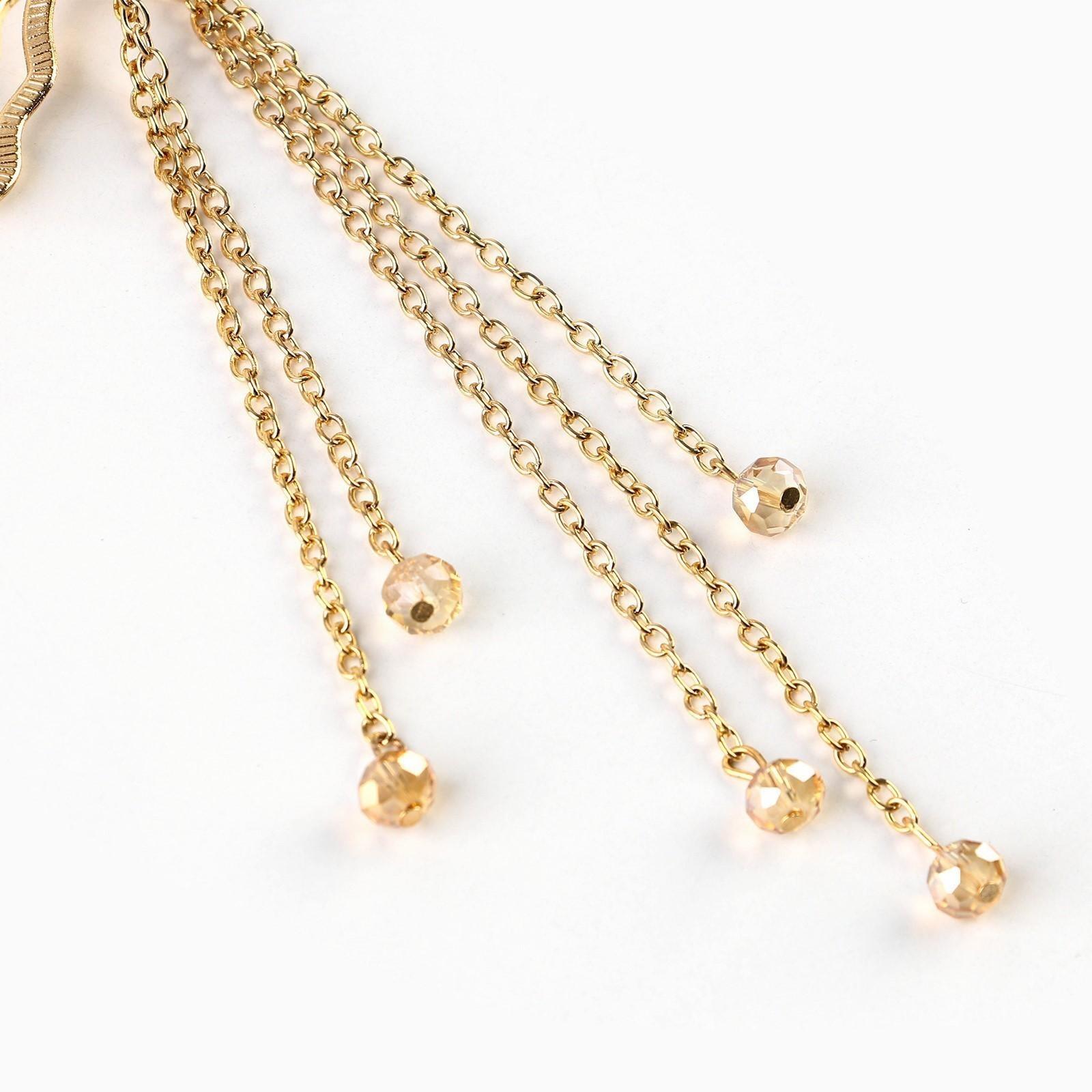 Краб для волос с цепочкой Believe in love, 14 х 6 х 3 см