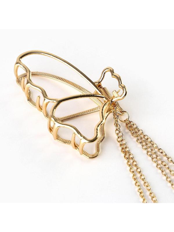 Краб для волос с цепочкой Believe in love, 14 х 6 х 3 см