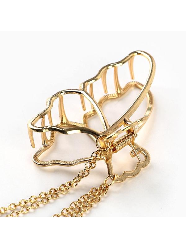 Краб для волос с цепочкой Believe in love, 14 х 6 х 3 см