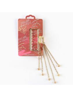 Краб для волос с цепочкой You are beautiful, 14 х 6 х 3 см