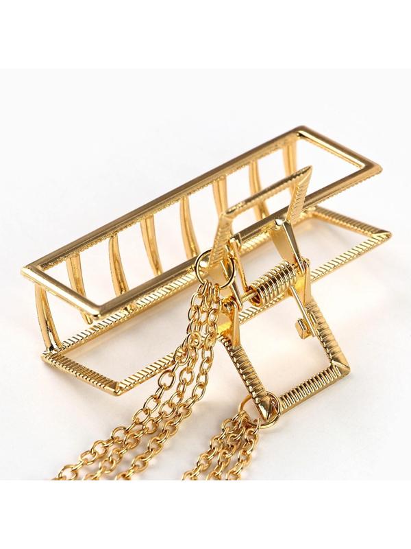 Краб для волос с цепочкой You are beautiful, 14 х 6 х 3 см