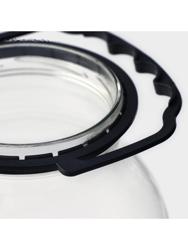 Ручка для стеклобанок, d=100 мм, цвет черный