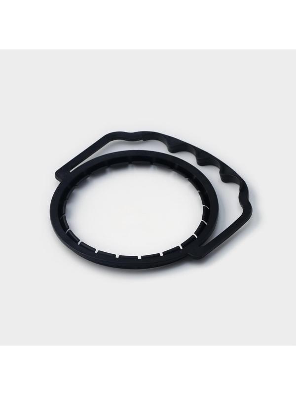 Ручка для стеклобанок, d=100 мм, цвет черный