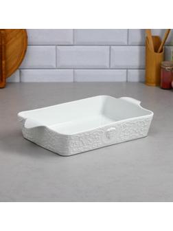 Форма для запекания Veronica, 3 л, белая, фарфор, Иран