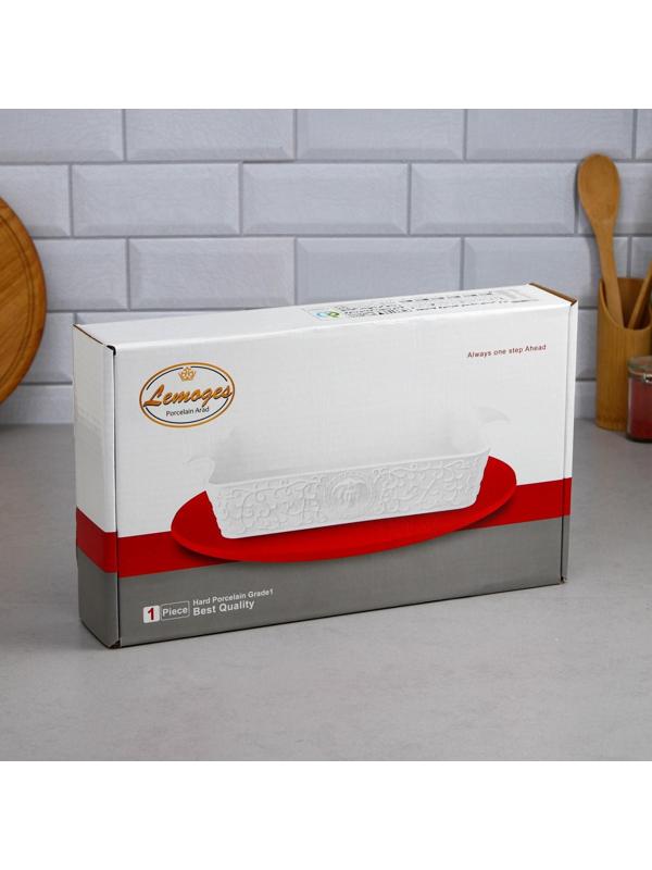 Форма для запекания Veronica, 3 л, белая, фарфор, Иран