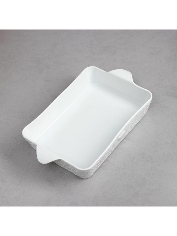 Форма для запекания Veronica, 3 л, белая, фарфор, Иран