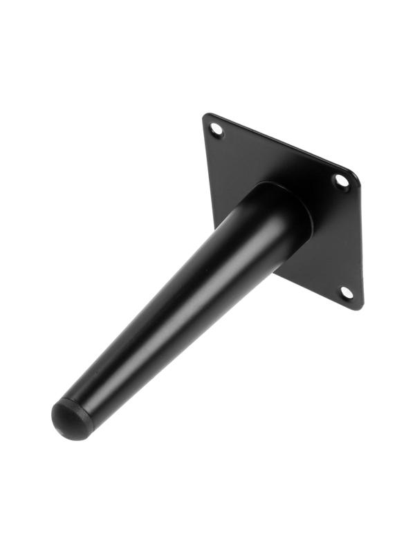 Опора мебельная CAPPIO OP08,h=150мм,толщ площ 1,8,  цвет матовый черный