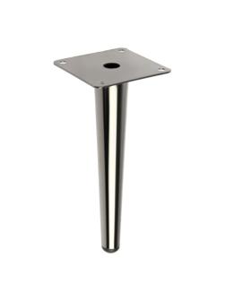 Опора мебельная CAPPIO OP08,h=200 мм,толщ площ 1,8,  цвет  глянцевый черный