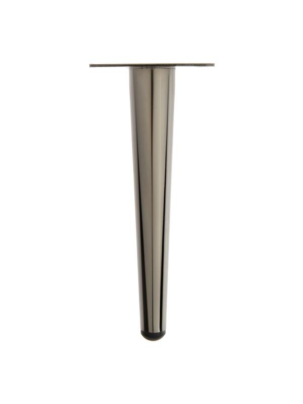 Опора мебельная CAPPIO OP08,h=200 мм,толщ площ 1,8,  цвет  глянцевый черный