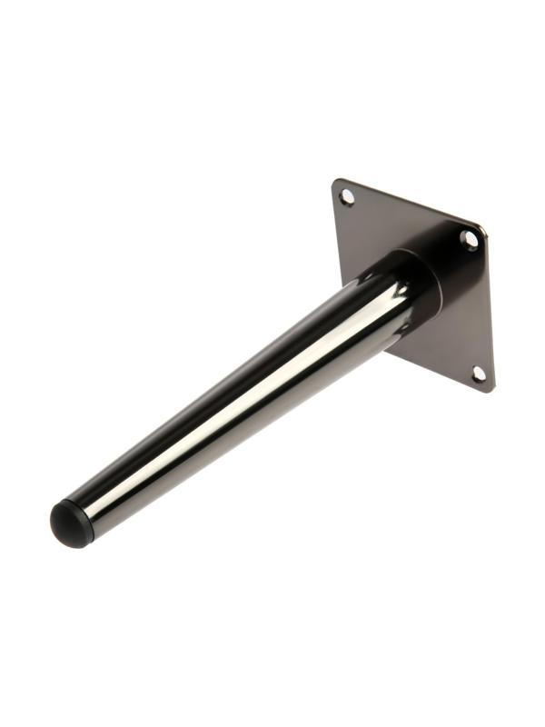 Опора мебельная CAPPIO OP08,h=200 мм,толщ площ 1,8,  цвет  глянцевый черный