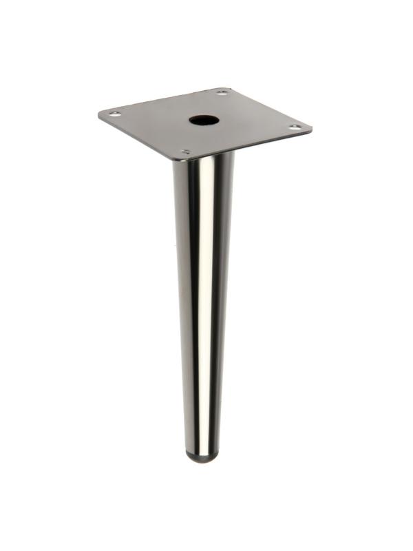 Опора мебельная CAPPIO OP08,h=200 мм,толщ площ 1,8,  цвет  глянцевый черный