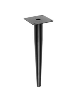 Опора мебельная CAPPIO OP08,h=300 мм,толщ площ 1,8,  цвет  матовый черный