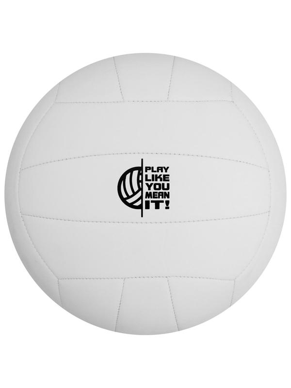 Мяч волейбольный MINSA Basic White, TPU, машинная сшивка, размер 5