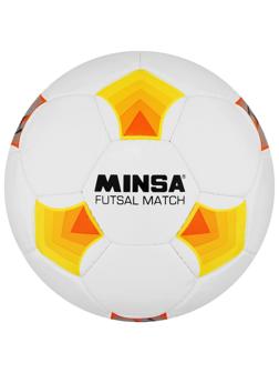 Мяч футбольный MINSA Futsal Match, PU, машинная сшивка, размер 4