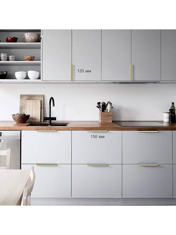 Ручка CAPPIO RT001, L=120,м/о 96, цвет сатиновое золото